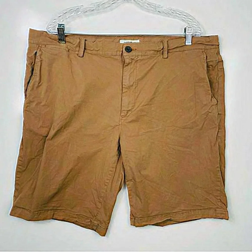 Goodthreads‎ Men's Flat-Front Comfort Stretch Khaki Chino Shorts Size 42 - Picture 2 of 7